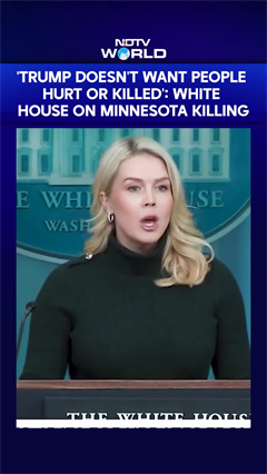 'Trump Doesn't Want People Hurt Or Killed': White House On Minnesota Killing