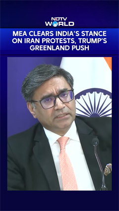 MEA Clears India&rsquo;s Stance On Iran Protests, Trump&rsquo;s Greenland Push