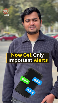 Now get only important alerts on your phone
