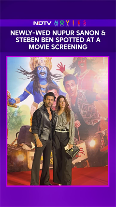 Newly-Wed Couple Nupur Sanon & Steben Ben Spotted At A Movie Screening