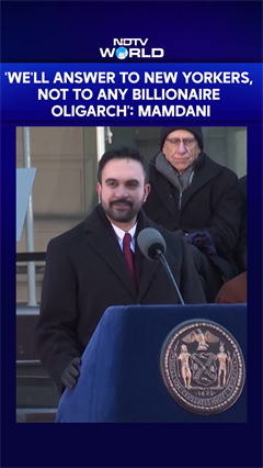 'We'll Answer To New Yorkers, Not To Any Billionaire Oligarch': Mamdani In His First Speech