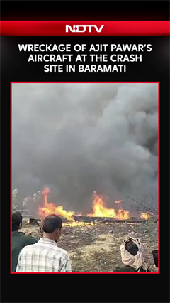 Video: Ajit Pawar Crash | Ajit Pawar Dies In Plane Crash Near Baramati