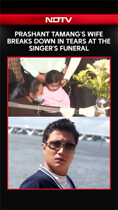 Prashant Tamang's Wife Breaks Down In Tears At The Singer's Funeral