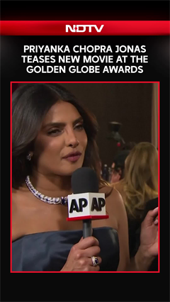 Video: Priyanka Chopra Teases New Movie at the Golden Globe Awards 2026