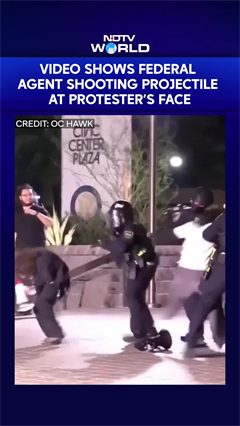 Video Shows Federal Agent Shooting Projectile At Protester&rsquo;s Face | Minneapolis Shooting