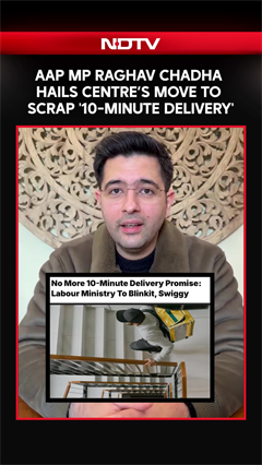 "We Have Won": Raghav Chadha On Centre's Direction To Halt 10-Minute Deliveries