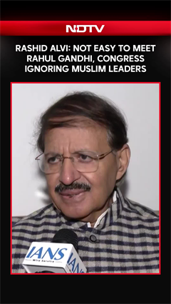 Rashid Alvi: Not Easy To Meet Rahul Gandhi, Congress Party Ignoring Muslim Leadership