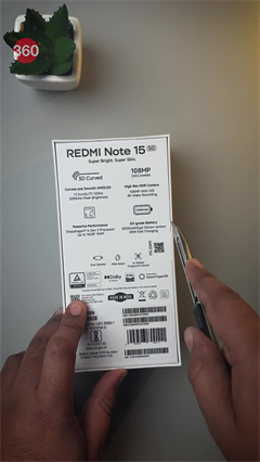 Redmi note15 unboxing