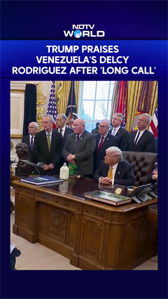 Trump Praises Venezuela's Interim President Delcy Rodriguez After 'Long Call'