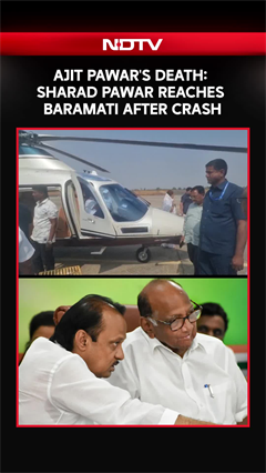 Ajit Pawar's Death: Sharad Pawar Reaches Baramati After Crash