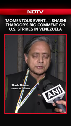 &lsquo;Momentous Event&hellip;&rsquo;: Congress MP Shashi Tharoor&rsquo;s Big Comment On U.S. Strikes In Venezuela