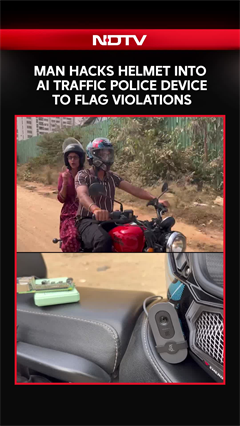 Bengaluru Techie Uses AI Helmet To Catch Traffic Violators