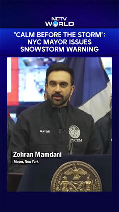 &lsquo;Calm Before The Storm&rsquo;: NYC Mayor Zohran Mamdani Warns City Ahead Of Snowstorm