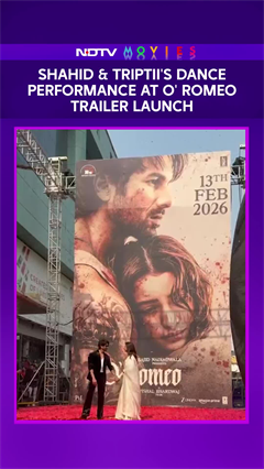Shahid & Triptii's Dance Performance At O' Romeo Trailer Launch