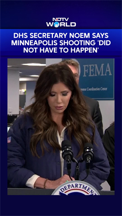 Minneapolis Shooting | DHS Secretary Kristi Noem Says Minneapolis Shooting 'Did Not Have To Happen'