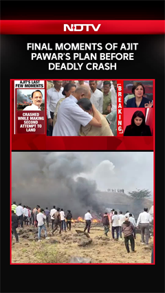 Video: 'No Runway In Sight...': Final Moments On Ajit Pawar's Plane Before Crash
