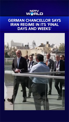 German Chancellor Says Iranian Government In Its 'Final Days And Weeks'