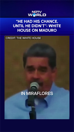 US Venezuela News | &ldquo;He Had His Chance, Until He Didn&rsquo;t&rdquo;: White House on Maduro