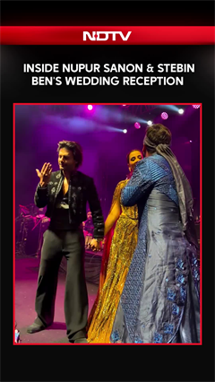 Video: Kriti Sanon Steals Spotlight At Nupur–Stebin's Wedding Reception