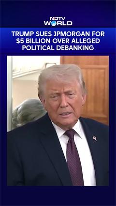 Trump Sues JPMorgan For $5 billion, Alleges The Bank Closed His Accounts For Political Reasons