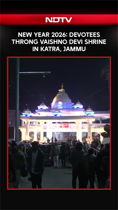 New Year 2026: Devotees Throng Mata Vaishno Devi Shrine In Katra, Jammu