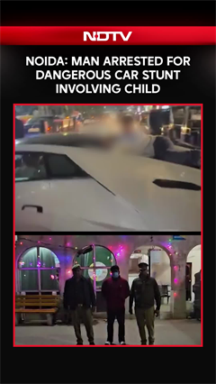 Noida: Man Arrested For Dangerous Car Stunt Involving Child