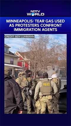 Tear Gas Fired As Crowd Confronts Federal Agents In Minneapolis