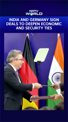 India And Germany Sign Deals To Deepen Economic And Security Ties
