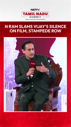 Jana Nayagan Row | N Ram Slams Vijay's Silence On Film, Stampede Row