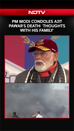 Video: PM Modi Condoles Ajit Pawar's Death: 'Thoughts With His Family'