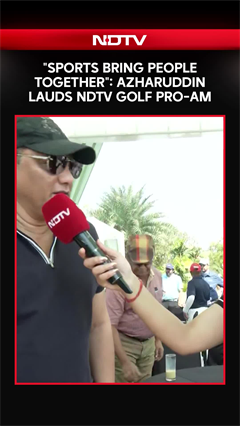 Video: Golf | 'Sports Bring People Together': Azharuddin Lauds NDTV Golf Pro-Am