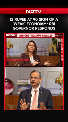 Video: RBI Governor | Is Rupee At 90 Sign Of A 'Weak' Economy? RBI Governor Responds
