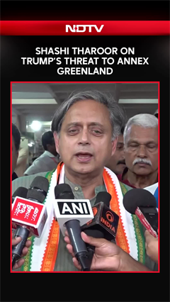 Shashi Tharoor On Donald Trump's Threat To Annex Greenland