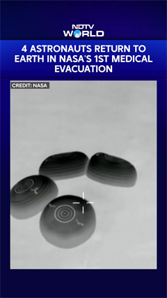 Nasa Medical Evacuation | Four Astronauts Return To Earth In Nasa's 1st Medical Evacuation