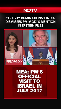 MEA On Epstein | "Trashy Ruminations By Convicted Criminal": India On PM's Mention In Epstein Files