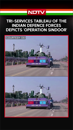 Republic Day | Tri-Services Tableau Of The Indian Defence Forces Depicts 'Operation Sindoor'