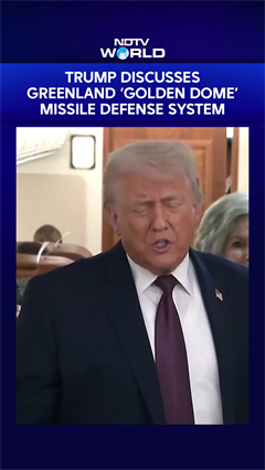 Greenland Golden Dome | Trump Discusses Greenland And 'Golden Dome' Missile Defense System
