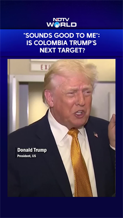 "Colombia Run By A Sick Man" : Trump Hints At Military Action On Colombia After Venezuela