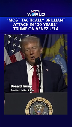 "Most Tactically Brilliant Attack in 100 Years": Trump On Venezuela
