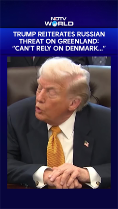 Trump Reiterates Russian Threat On Greenland: "Can't Rely On Denmark..."