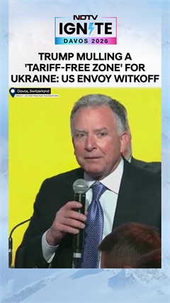 Trump Mulling A &lsquo;Tariff-Free Zone&rsquo; For Ukraine, Says US Envoy Witkoff