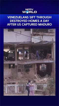 Venezuelans Sift Through Destroyed Homes a Day After US Strikes & Maduro's Capture