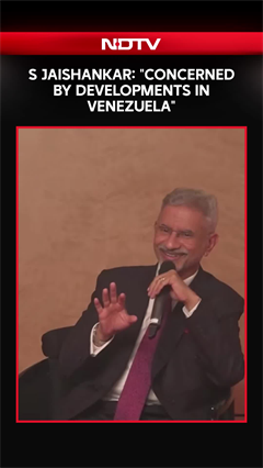 S Jaishankar Says India Wants Well Being Of Venezuelans: "Concerned At Recent Developments"