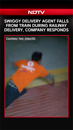 Swiggy Delivery Agent Falls From Moving Train During Railway Delivery, Company Responds