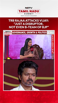TN Minister TRB Rajaa Slams Vijay: "Just A Disruptor, Not Even B-Team Of The BJP"