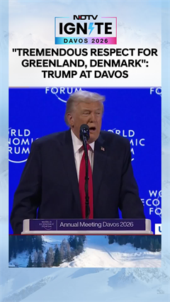Trump On Greenland | "Tremendous Respect For Greenland, Denmark," Says Trump At Davos