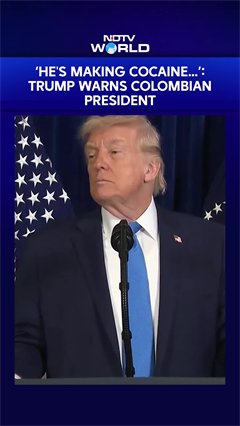 &lsquo;He's Making Cocaine&hellip;&rsquo;: US President Trump Warns Colombian President Gustavo Petro