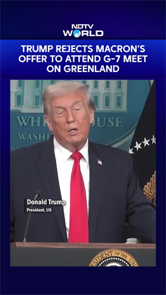 "No I Would Not" | Trump Rejects Macron's Offer To Attend G-7 Emergency Meet On Greenland