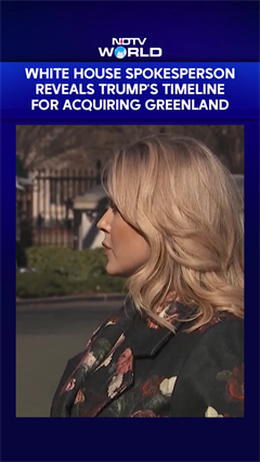 White House Press Secretary on Trump's Greenland Plans | "There Is No Timeline Set"