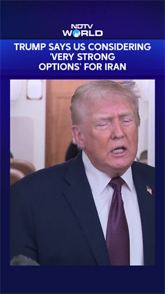 Trump Says Iran "Wants To Negotiate" Amid Protests, But Warns "US May Act Before A Meeting"